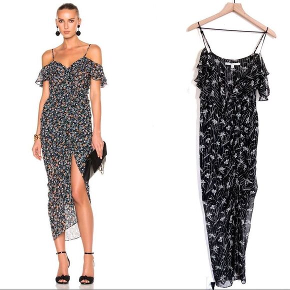 Veronica beard Marilyn silk maxi dress floral size 0 - Picture 1 of 12